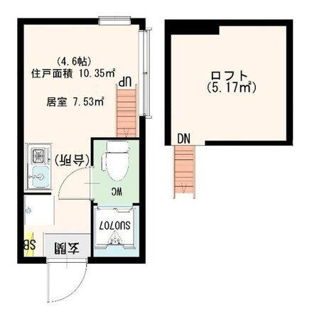 明大前駅 徒歩12分 1階の物件間取画像